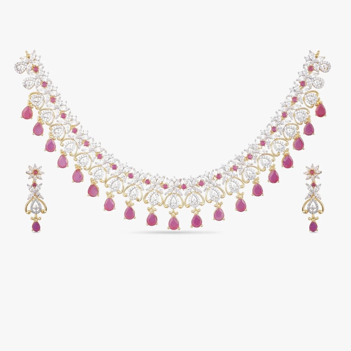 Saloni Nakshtatra CZ Necklace Set