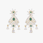 Safa Nakshatra CZ Black Beads Necklace Set