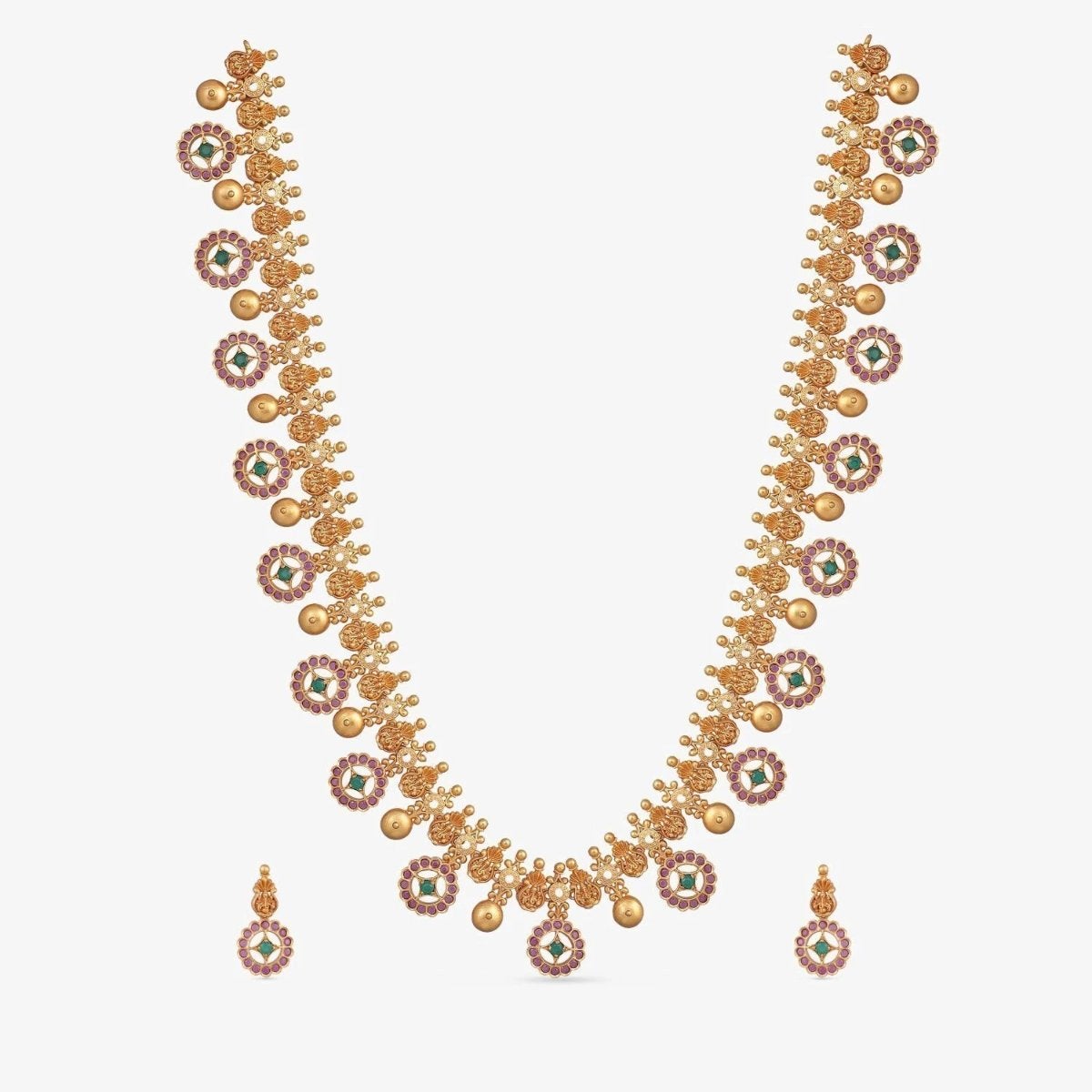 Bhini Antique Long Necklace Set