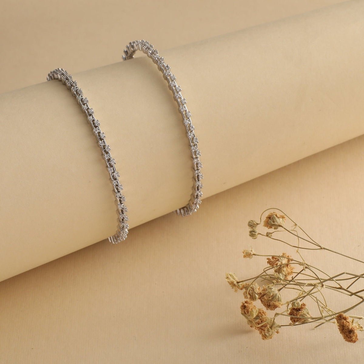 Delicate Serenity CZ Bangles