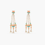 Jalaja Double Motif Long Earring 