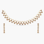 Flowery Delicate CZ Necklace Set