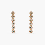 Flowery Delicate CZ Necklace Set