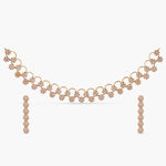 Flowery Delicate CZ Necklace Set