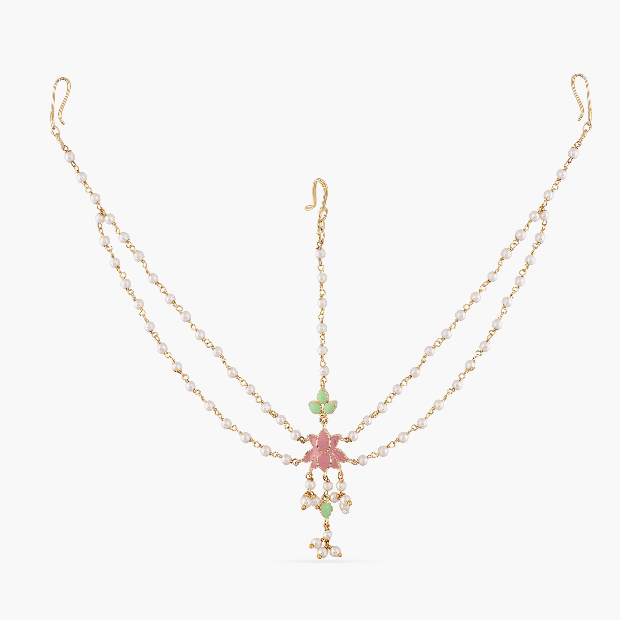 Buy Jalaja Lotus Nosering with Chain