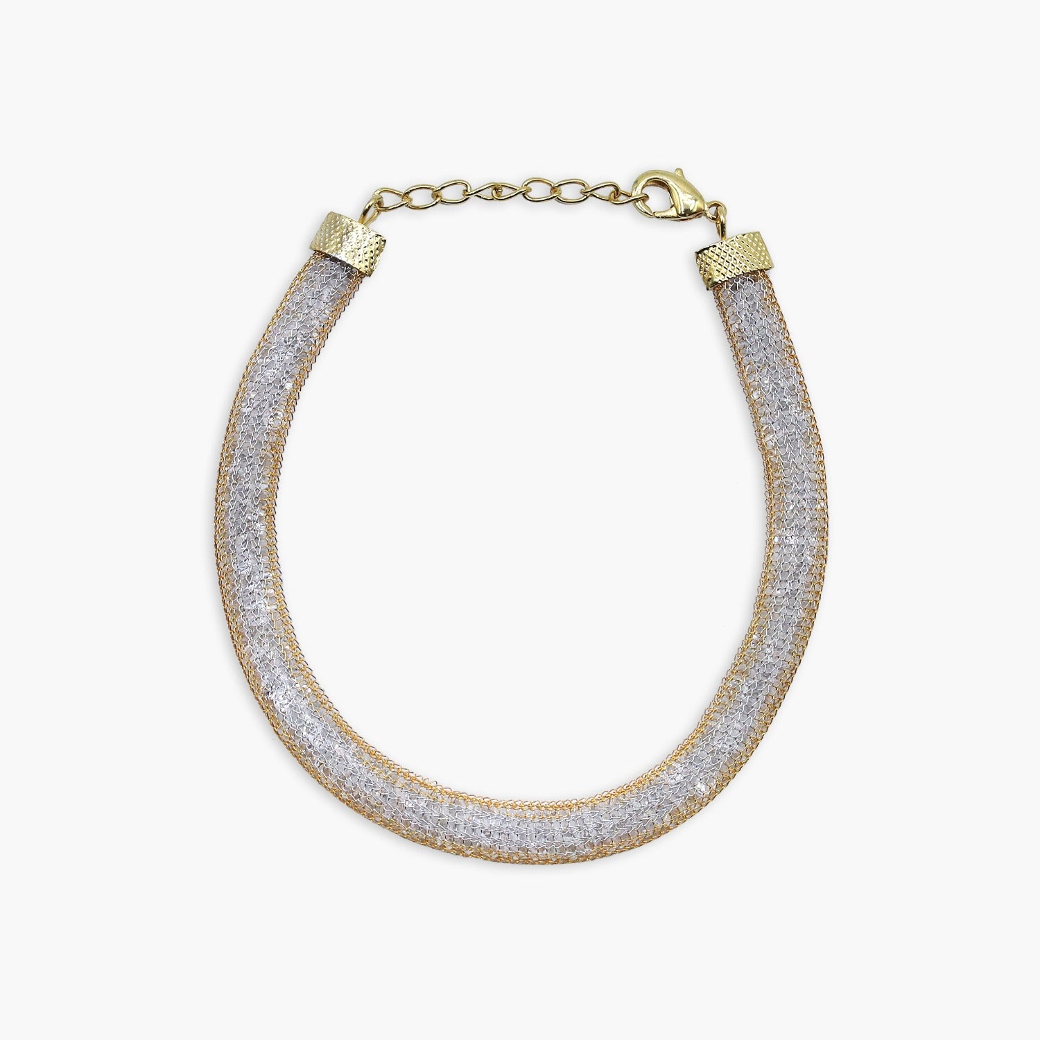 Flat Mesh Chain Bracelet