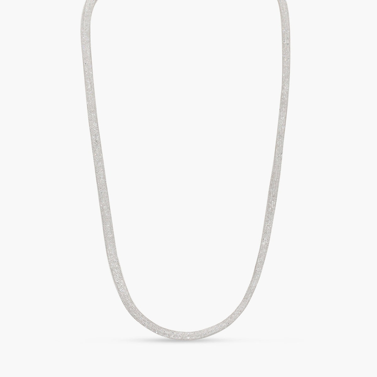 Round Mesh Chain Necklace
