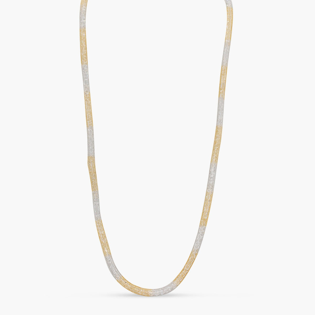 Round Mesh Chain Necklace