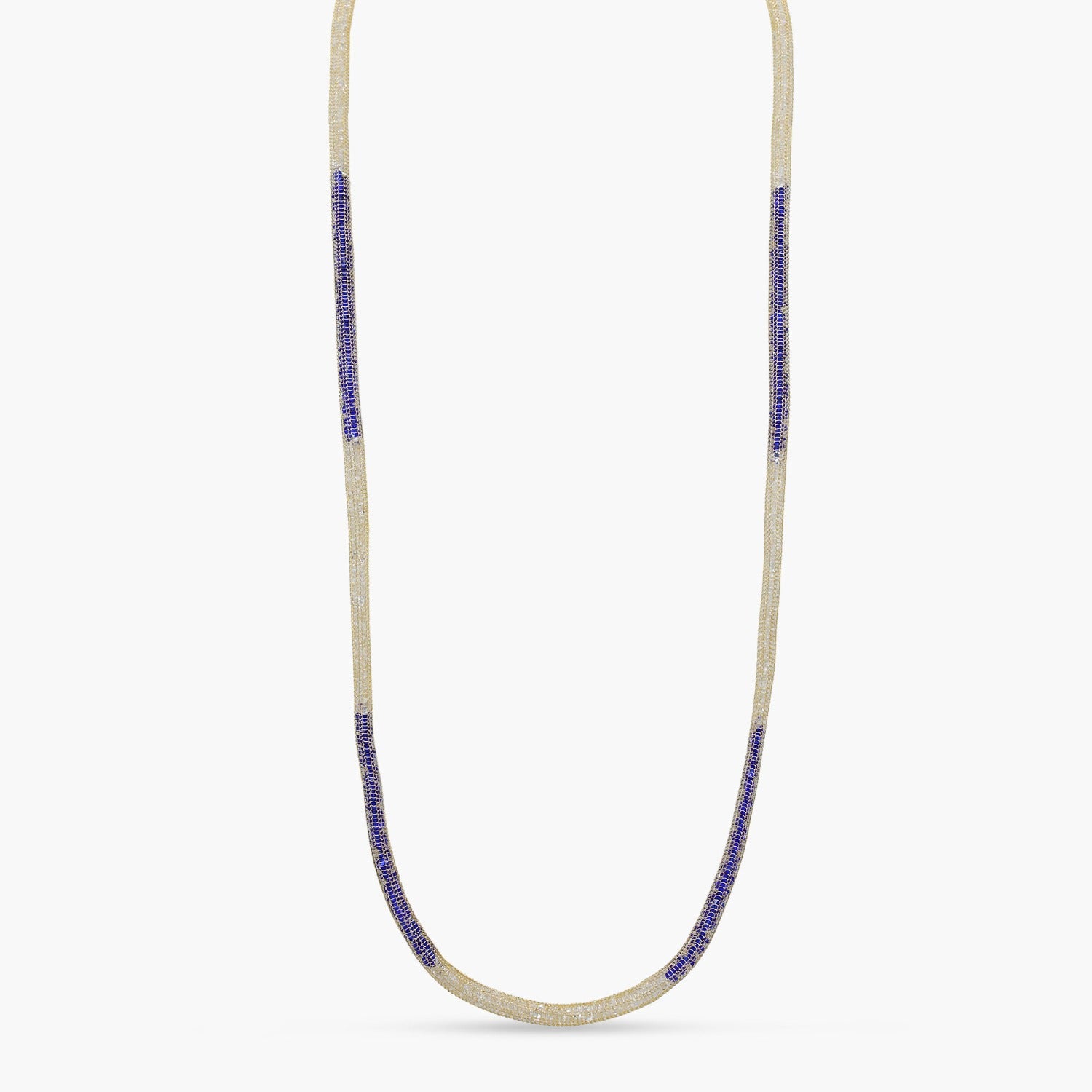 Round Mesh Chain Necklace