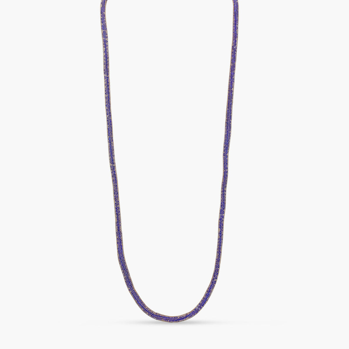 Round Mesh Chain Necklace