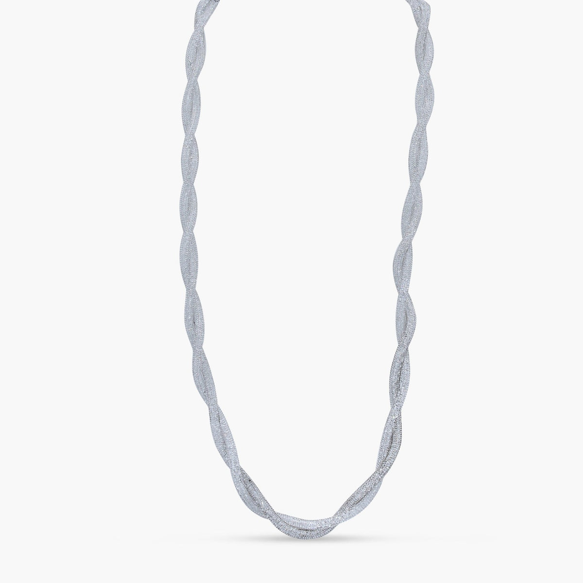 Twisted Mesh Chain Necklace