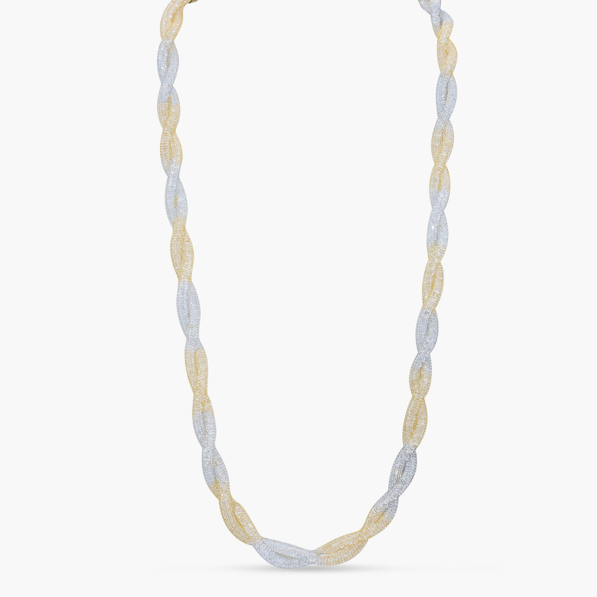 Twisted Mesh Chain Necklace