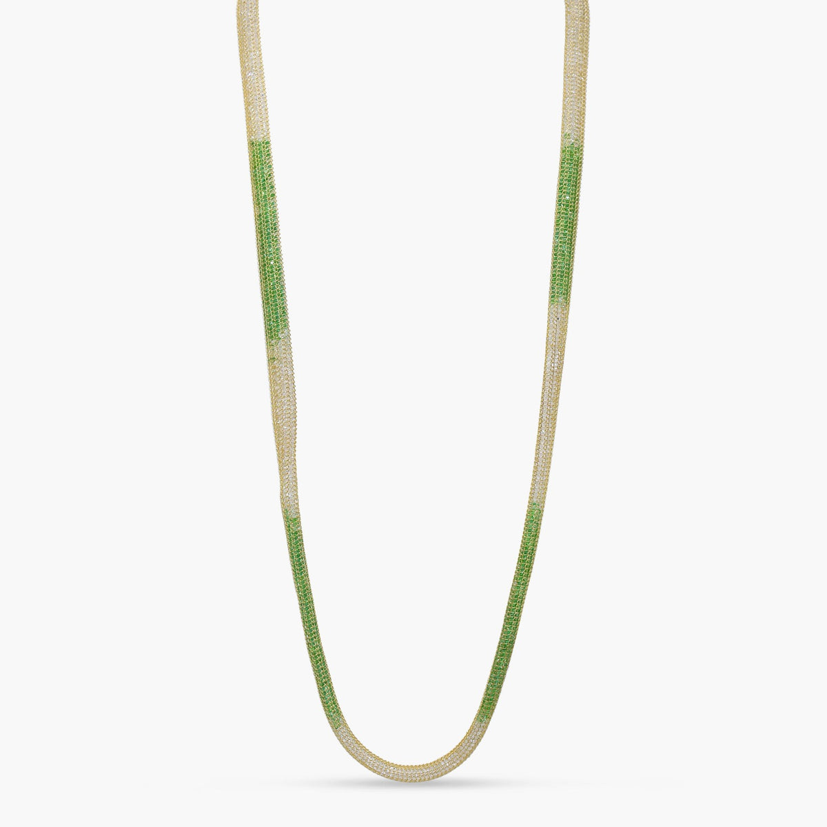 Flat Mesh Chain Necklace