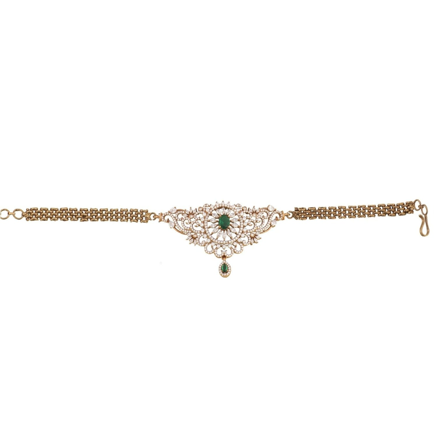 Lydia Nakshatra CZ Mini Choker - Main Image