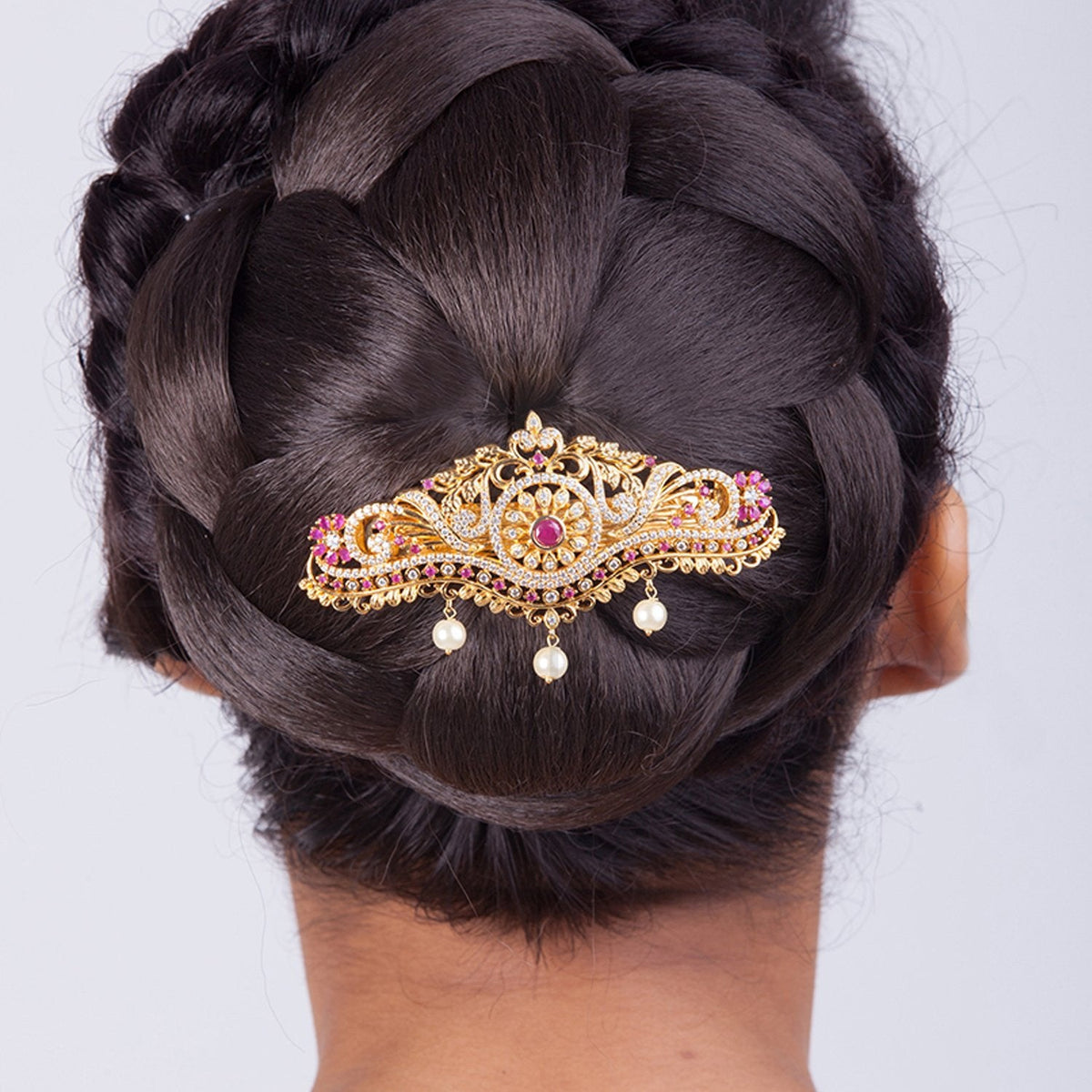 Jayad Nakshatra CZ Hair Clip