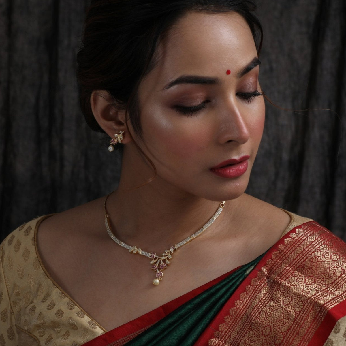 Jivisha Nakshatra CZ Necklace