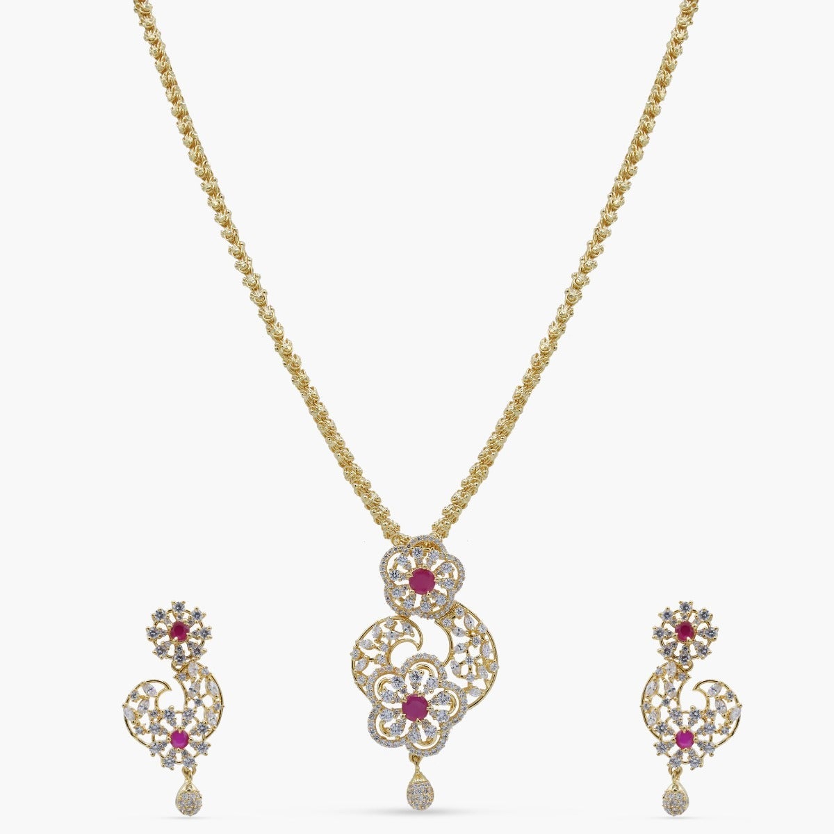 Dani Nakshatra CZ Pendant Set